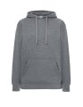 Heren Hooded Sweater JHK Kangaroo dark Grey Melange